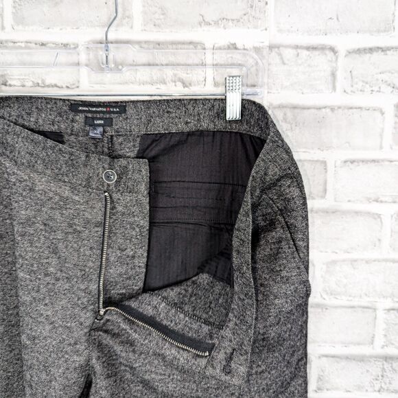 JOHN VARVATOS Luxe Collection Gray Trouser Pants wool blend elastic ankle sz XL - Picture 8 of 9